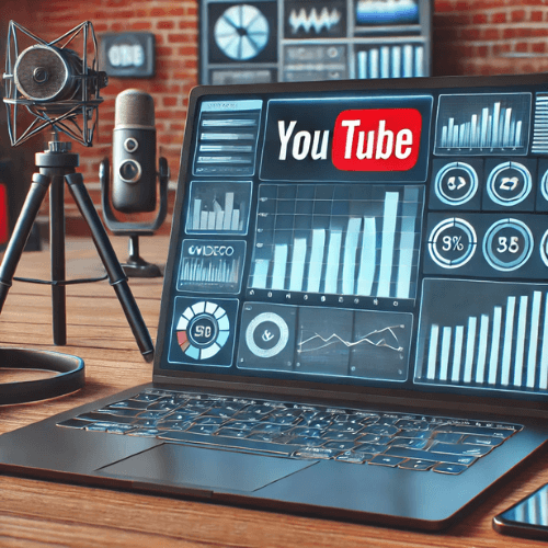 YouTube Studio dashboard – overzicht van videobeheer